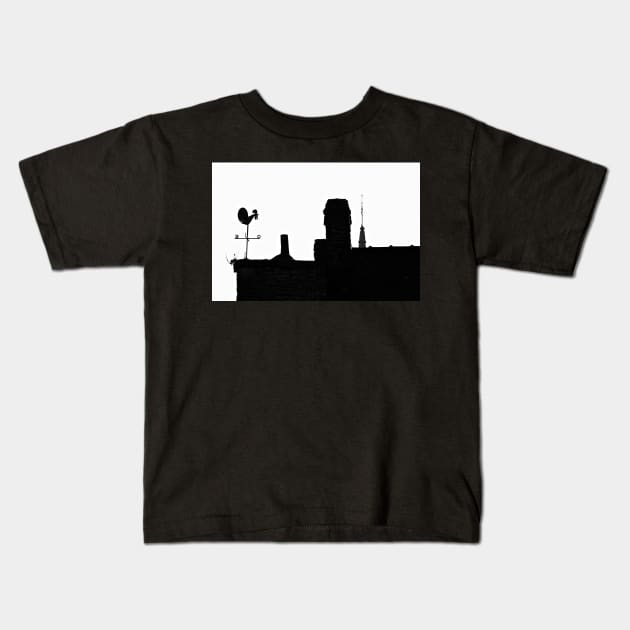 Le Conquet - Girouette et clocher Kids T-Shirt by rollier